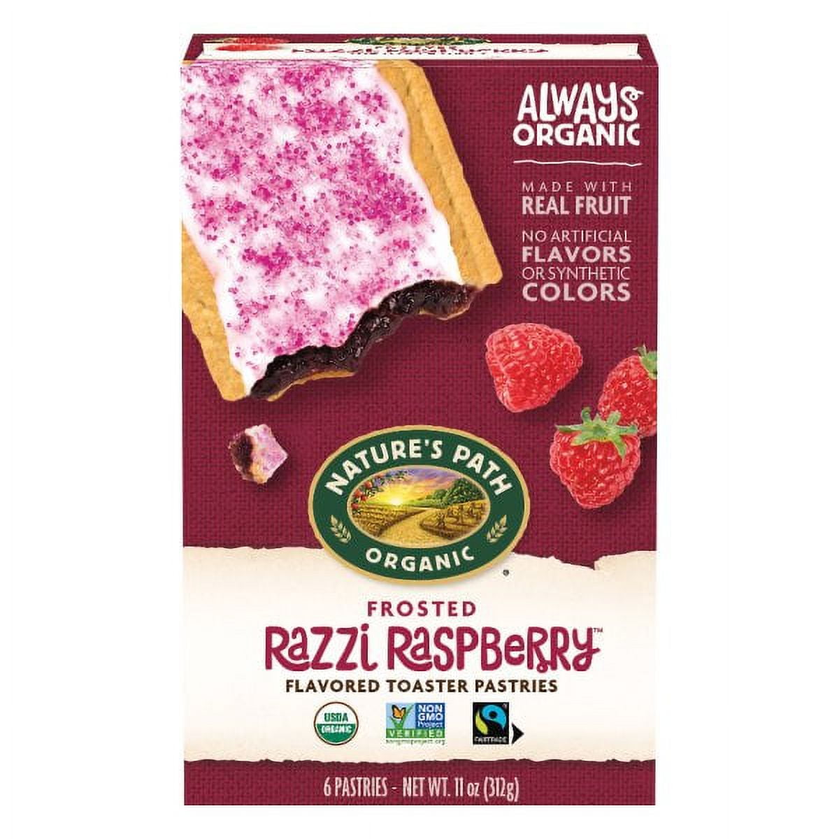 Nature's Path Organic Toaster Pastries Frosted Razzi Raspberry 6 CT