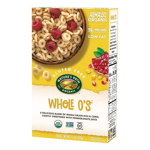 Nature's Path Organic Whole Os Cereal Gluten Free 11.5 oz Pack of 4