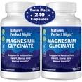 thumbnail image 1 of Nature's Perfect Night Magnesium Glycinate Supplement Capsules, 120 Count 2-Pack, 1 of 7