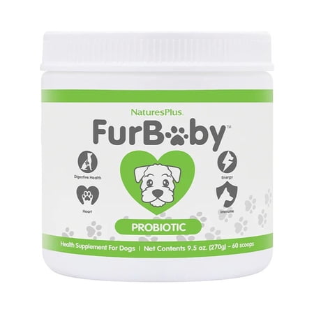Nature's Plus FurBaby Probiotic Supplement for Dogs 9.5 oz Powder
