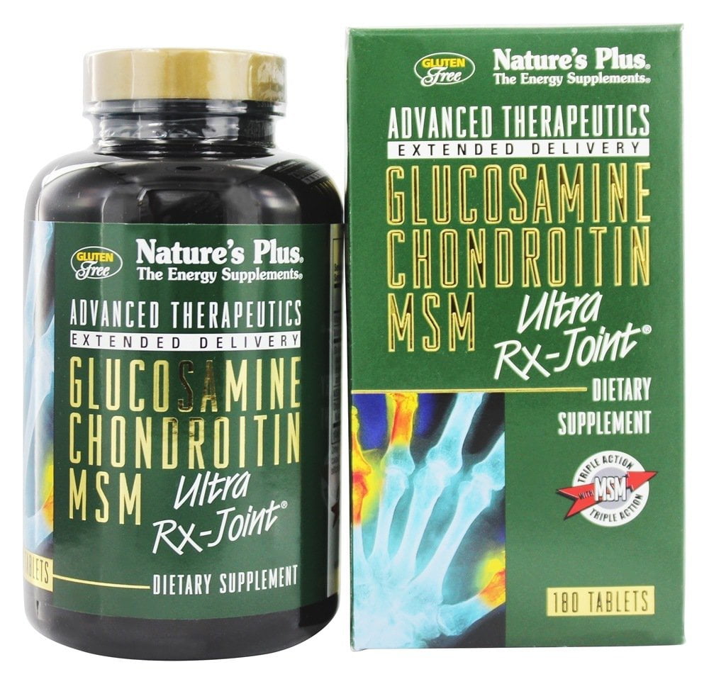 Nature's Plus Glucosamine Chondroitin MSM Ultra RxJoint 180