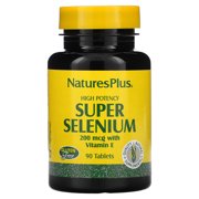 Nature's Plus High Potency Super Selenium, 200 mcg, 90 Tablets