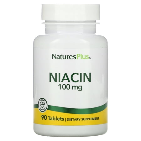 Nature's Plus Niacin, 100 mg, 90 Tablets