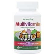 Animal Parade Multivitamin - Assorted - 180 Chewable Tablets - 90 Servings