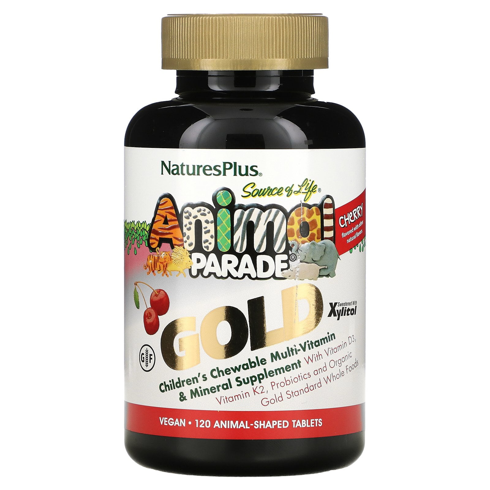 Nature's Plus Source of Life Animal Parade Gold Children's-Cherry ...