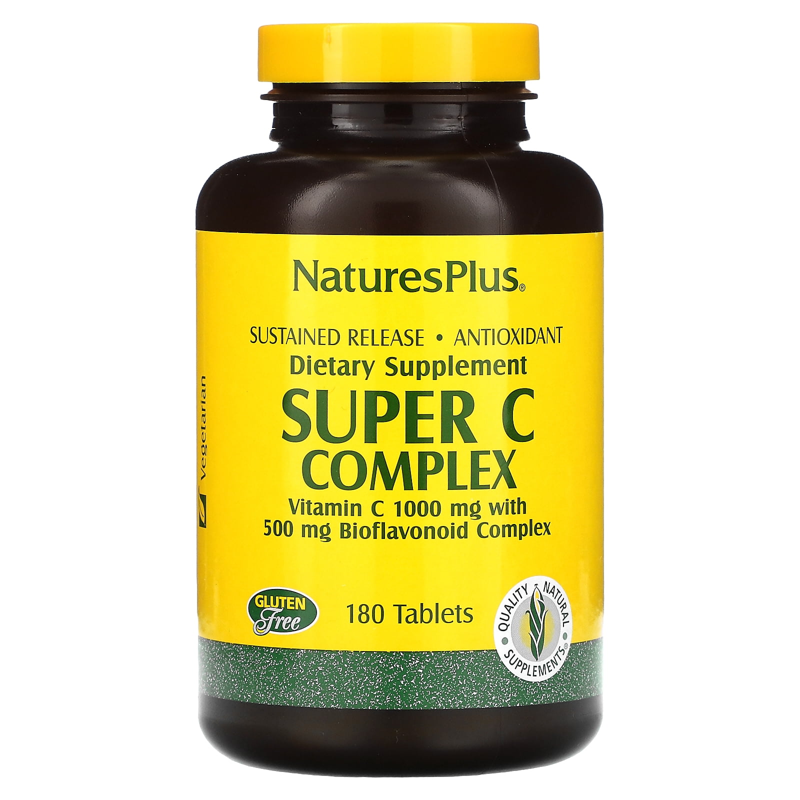 Nature's Plus Super C Complex Time Release 180 Sustained Release Tablet