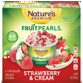 thumbnail image 1 of Nature's Premium Fruit Pearls, Frozen Fruit Snack, Strawberry & Cream, 2.3 oz, 4 Count Box, 1 of 18
