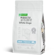 Nature's Protection Superior Care Dry Dog Food, Adult Small White Coat Dogs, Grain-Free White Fish, 3.3lb