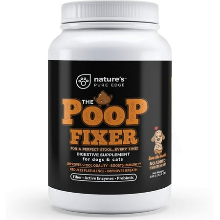 Nature's Pure Edge Digestion Enzyme Fiber Supplement for Cats and Dogs, 380 Grams
