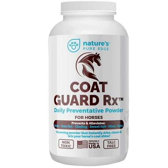 Nature's Pure Edge Itch Moisturizer Dry Shampoo Powder for Horses, 32 Oz