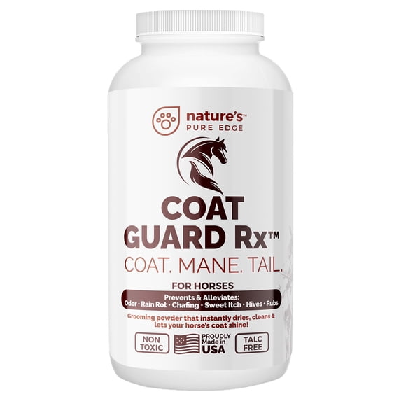 Nature's Pure Edge Itch Moisturizer Dry Shampoo Powder for Horses, 32 Oz