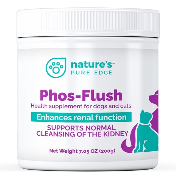 Nature's Pure Edge Kidney Support Hydration Appetite Urination Powder for Cats & Dogs, 200g