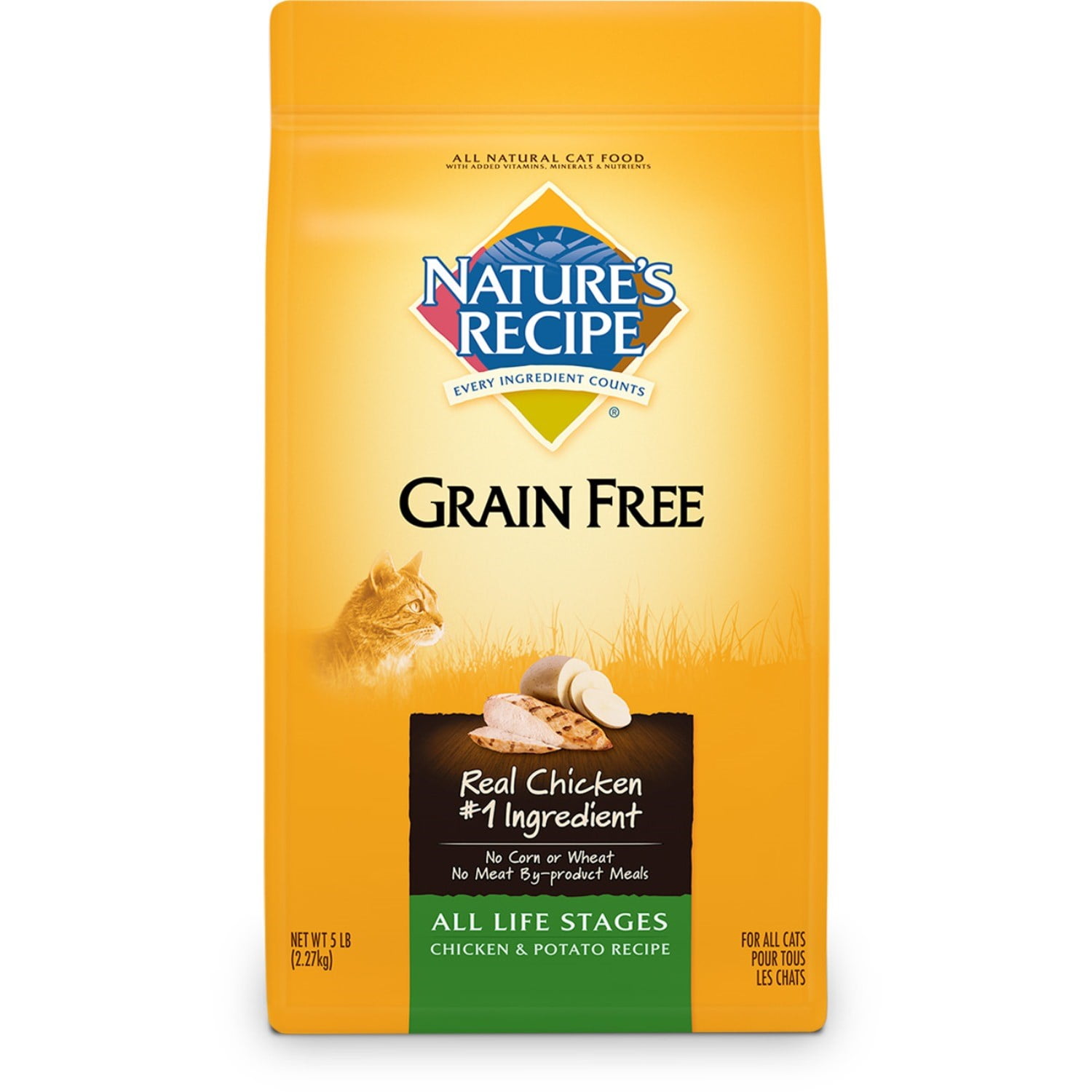 Nature s Recipe Grain Free Chicken Potato Recipe Dry Cat Food 2