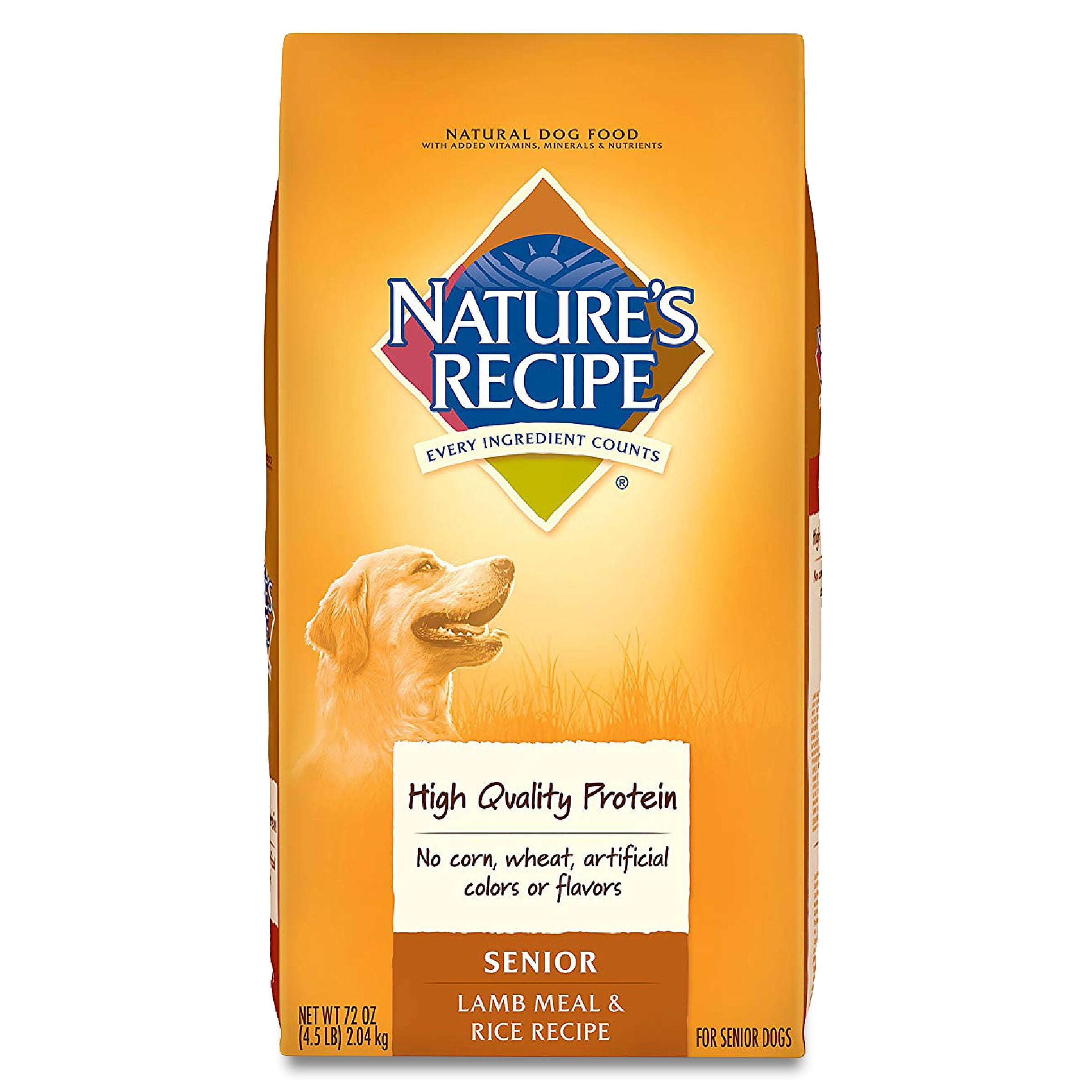 Nature's recipe senior clearance lamb and rice