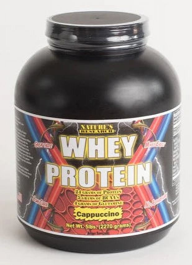 Nature's Research Whey Protein Flavor: Cappuccino, Size: 5 lb
