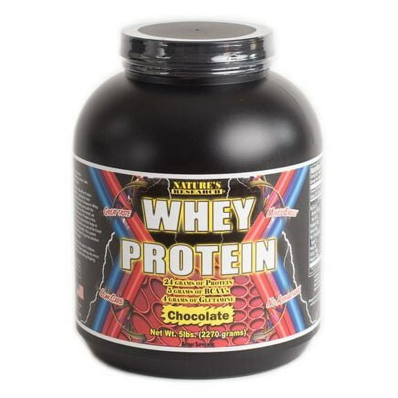 Nature's Research Whey Protein Flavor: Chocolate, Size: 5 lb