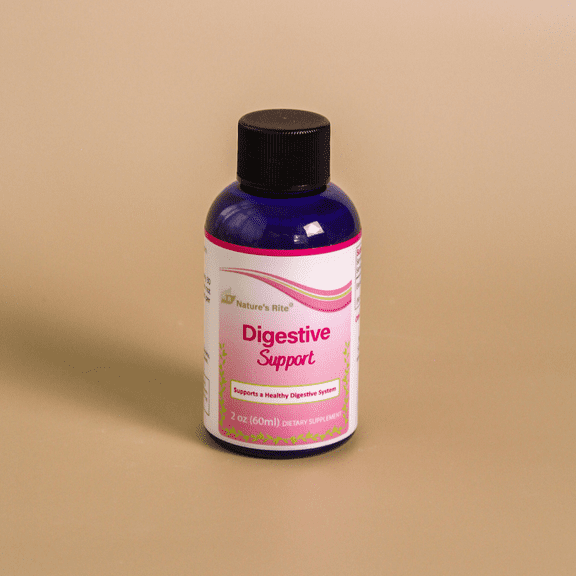 Natures Rite Digestive Support  Natural Formula with Silver Colloid  Supports Digestive Comfort  Easy-to-Use 2 oz (4 ct) Bottles