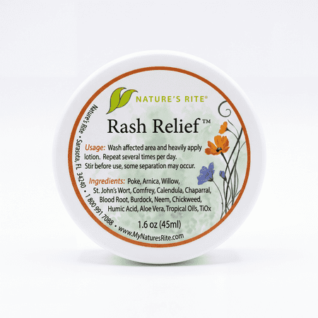 Nature’s Rite Herbal Rash Cream, Soothing & Nourishing Formula with All-Natural Ingredients, Suitable for All Skin Types, Non-Greasy and Fast-Absorbing