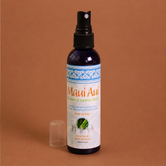 Nature’s Rite Maui Aui Aloe Vera Spray, After Sun Care for Sunburn Relief, Soothing & Hydrating Skin Mist, All-Natural Formula, 4 oz