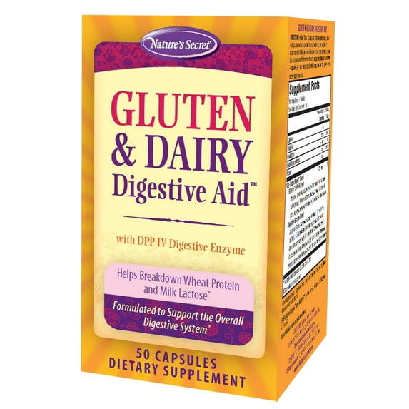 Nature's Secret Gluten & Dairy Digestive Aid (Pack of 2)