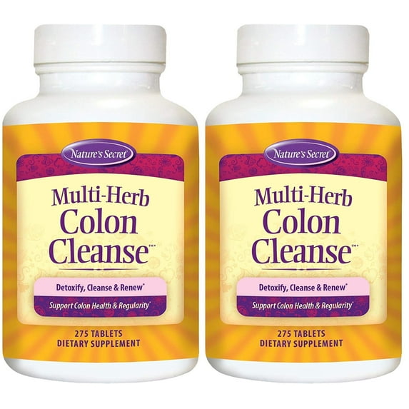 Nature's Secret Multi-Herb Colon Cleanse 275 Ct - 2 Packs
