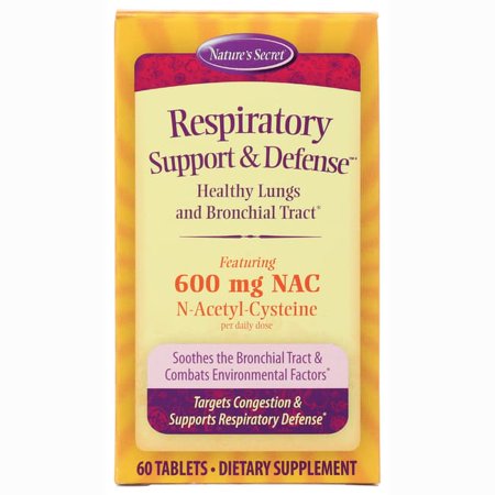 Nature's Secret Respiratory Support & Defense - 60 Tablets