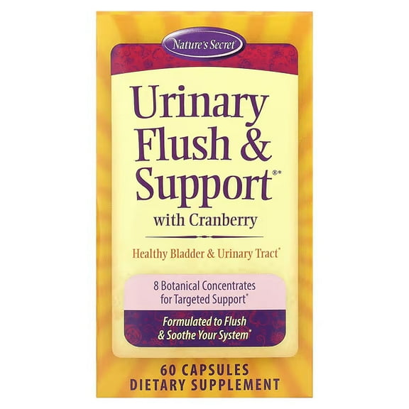 Nature's Secret Urinary Cleanse and Flush - 60 Capsules