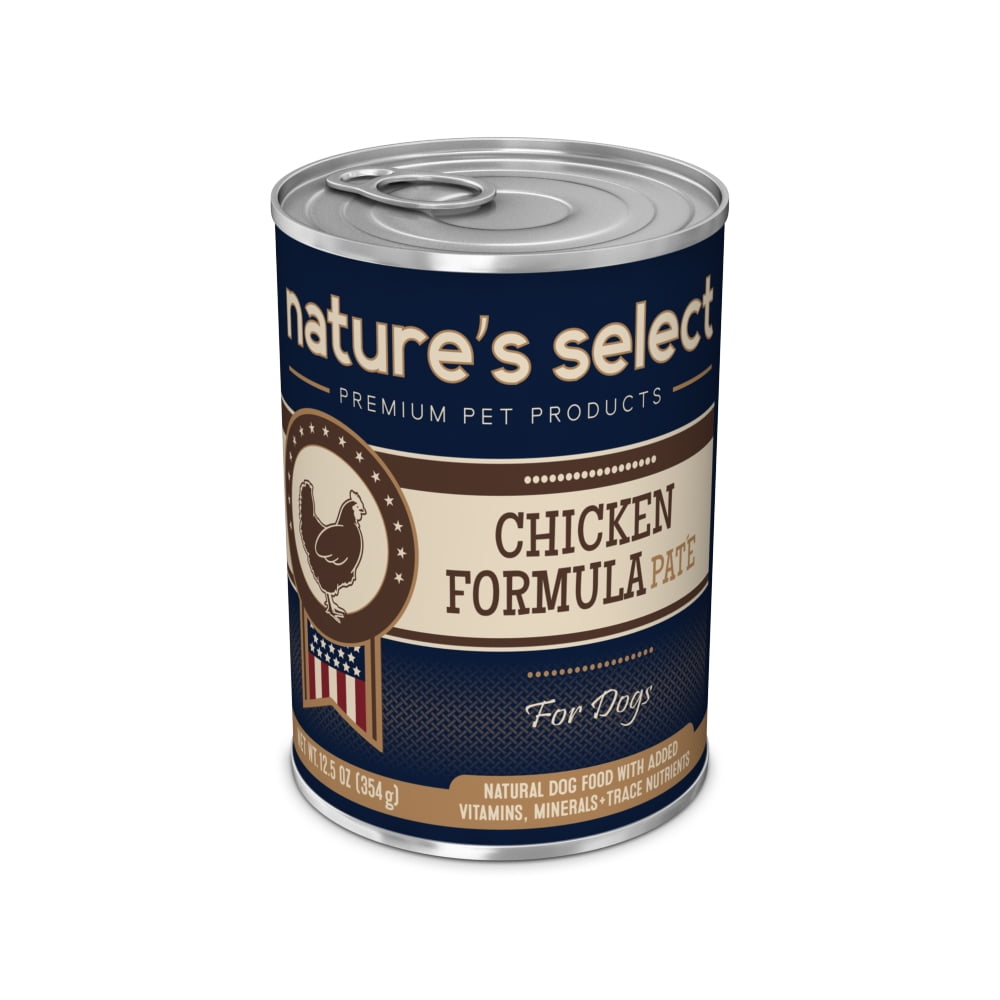 Nature's Select - Chicken Formula Paté - Canned Food for Dogs (Case of 12)
