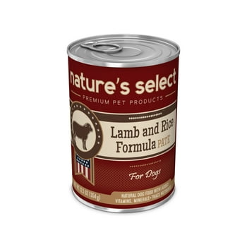 Nature's Select - Lamb & Rice Formula Paté - Canned Food for Dogs (Case of 12)