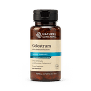 Natures Sunshine Colostrum with Immune Factors, 60 Capsules | Supports the Immune System and Promotes Gastrointestinal Health