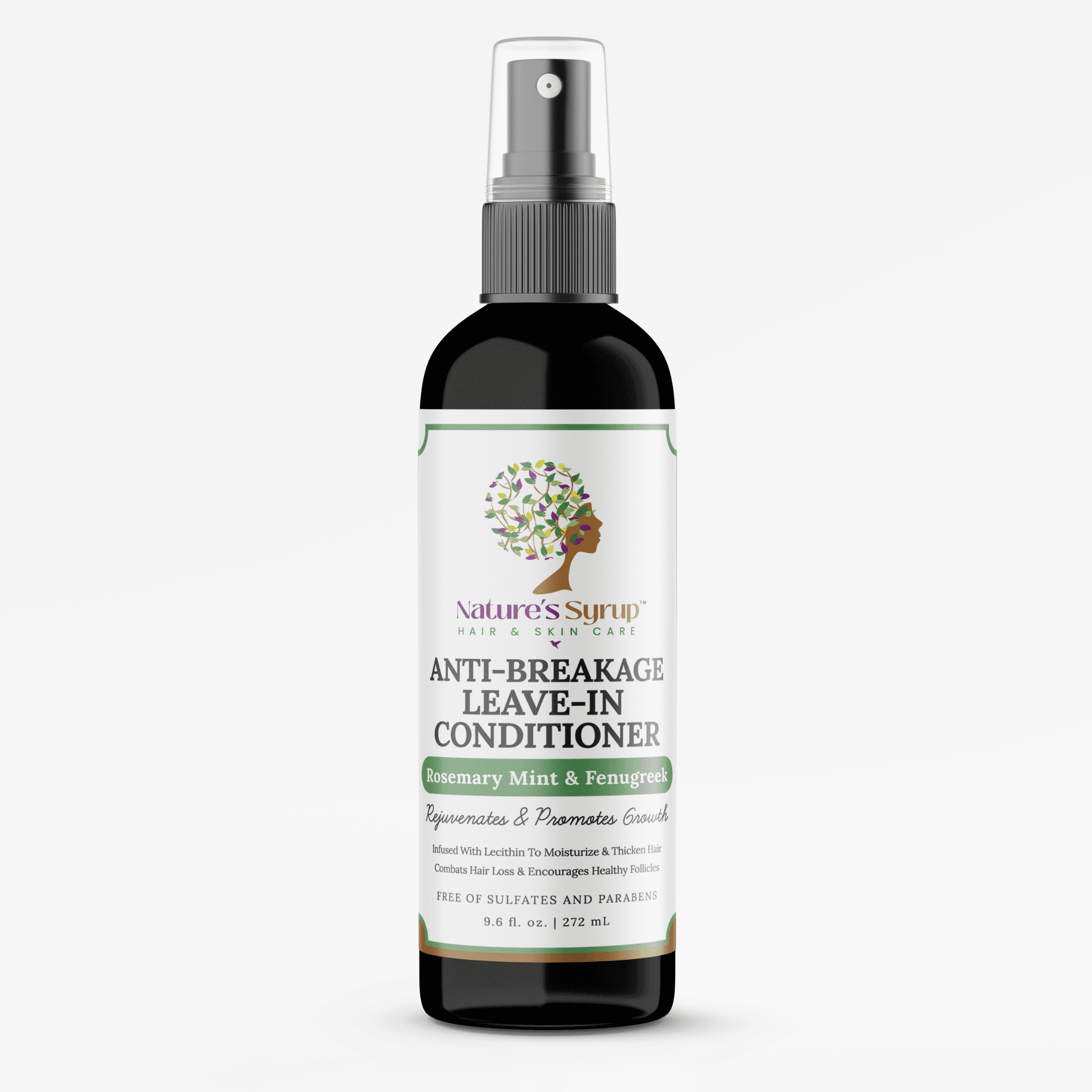 Nature's Syrup Anti-Breakage Leave-In Conditioner with Rosemary, Mint & Fenugreek, 9.6 fl. oz.