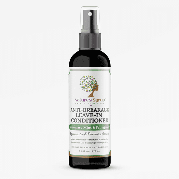 Nature's Syrup Anti-Breakage Leave-In Conditioner with Rosemary, Mint & Fenugreek, 9.6 fl. oz.