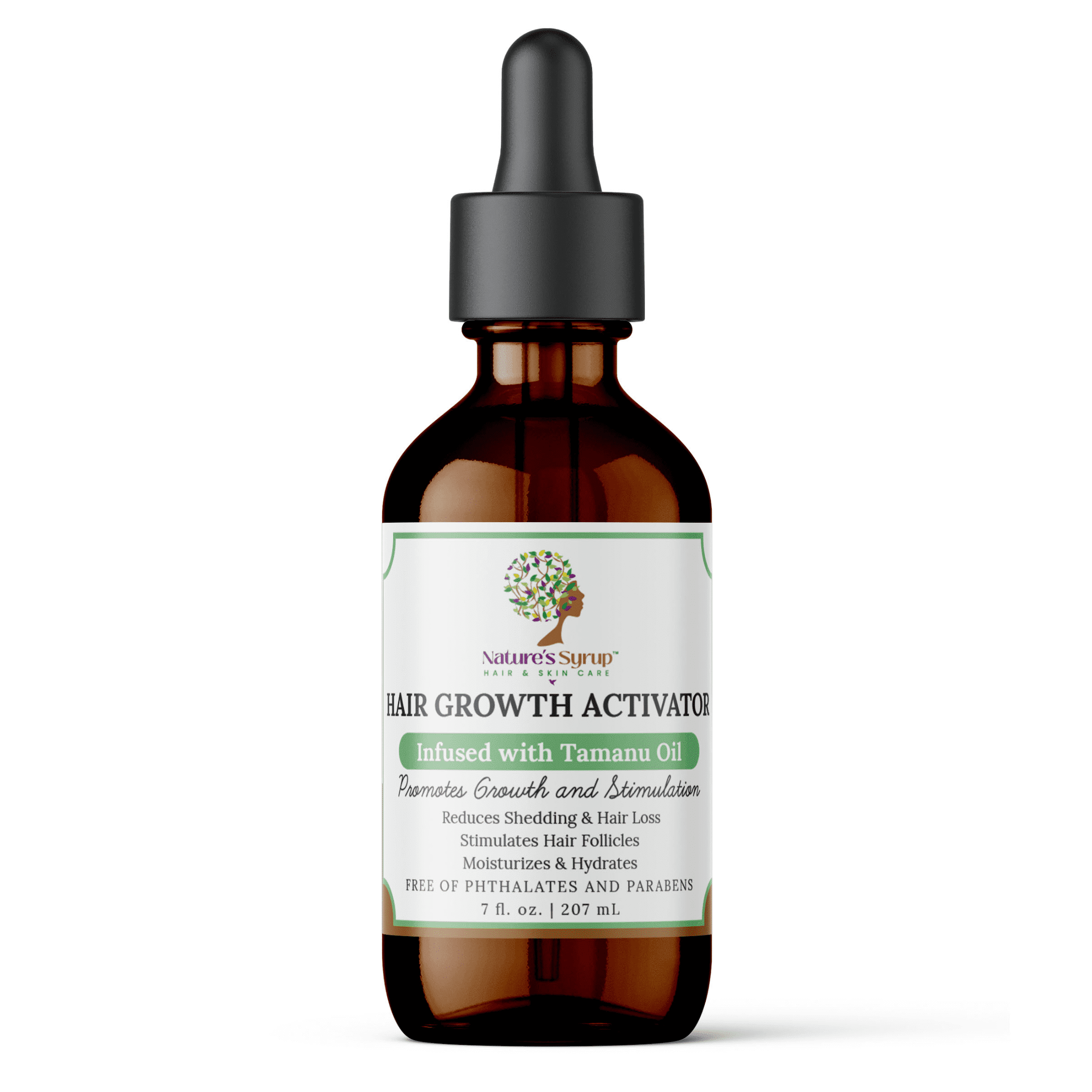 Nature's Syrup Hair Growth Activator with Tamanu Oil, 7 oz.