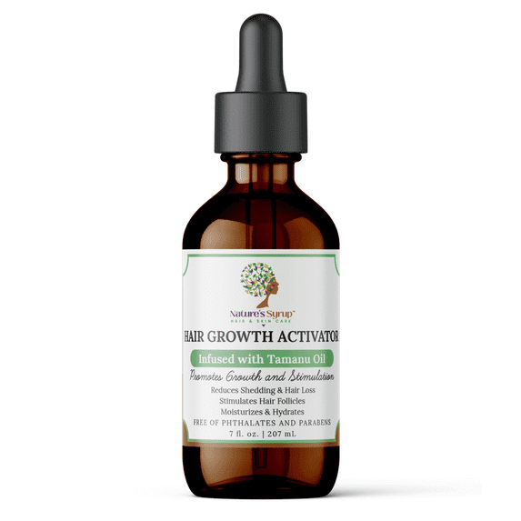 Nature's Syrup Hair Growth Activator with Tamanu Oil, 7 oz.