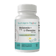 thumbnail image 1 of Nature's Trove Melatonin 3mg + L Theanine 200mg – Calm and Relaxation – 120 Kosher Vegetarian Capsules, 1 of 5