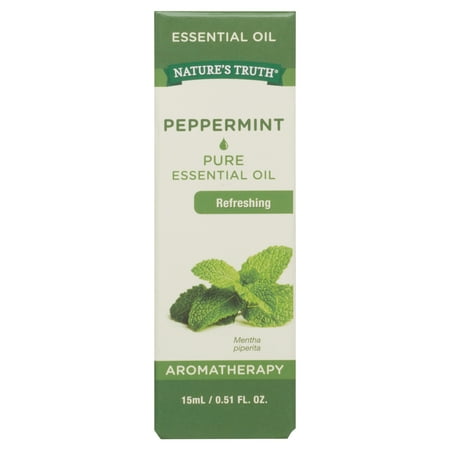 Nature's Truth, 100% Pure Peppermint Essential Oil, Aromatherapy, 15ml