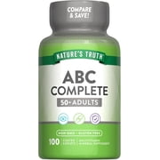 Multivitamin For Men and Women | 50 Plus | 100 Caplets | by Natures Truth