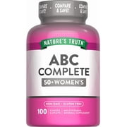 Senior ABC Complete Multivitamin For Women Over 50 Plus | 100 Caplets | Non-GMO & Gluten Free | by Nature's Truth