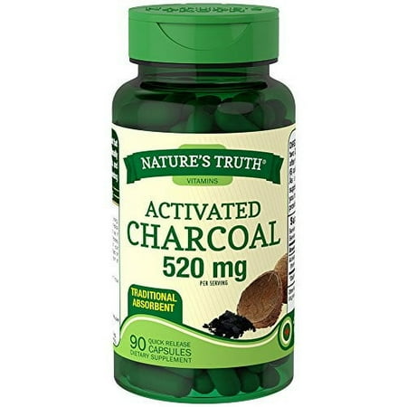 Nature's Truth Activated Charcoal Capsules, 90 Count