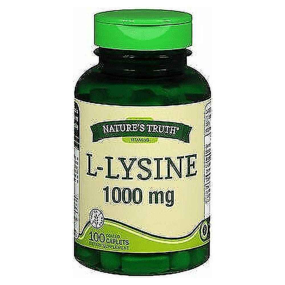 Nature's Truth Amino Acid LLysine 1000mg Immune Function 100 ct, 3