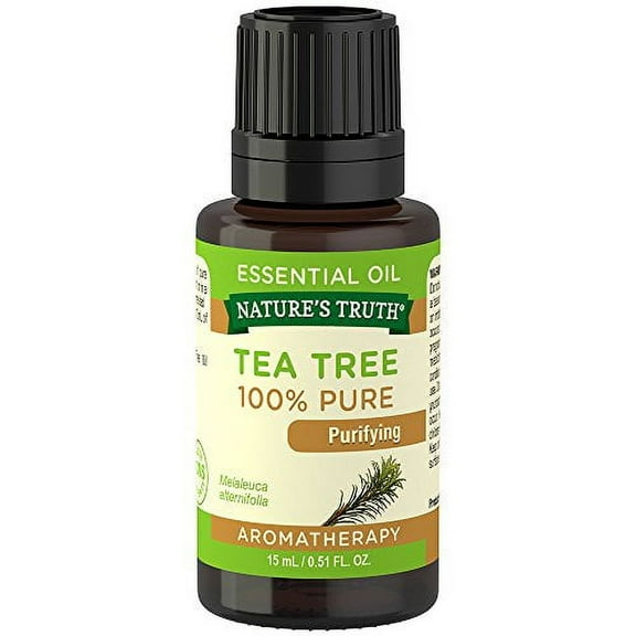 Nature's Truth Aromatherapy 100% Pure Essential Oil, Tea Tree, 0.5 Fl Oz