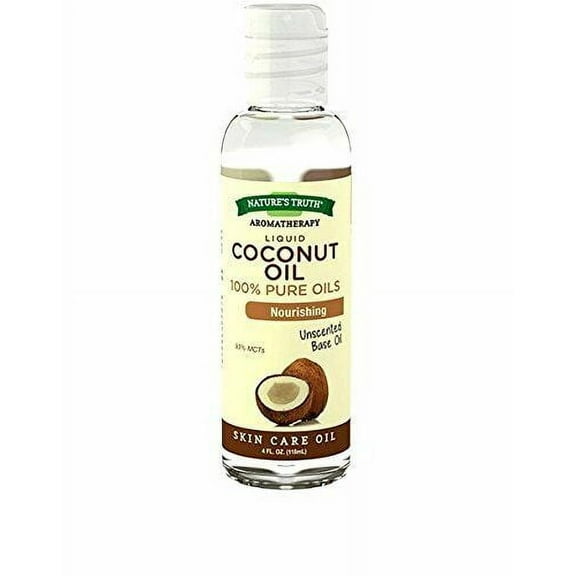 Nature's Truth Aromatherapy Pure Coconut Oil, 4oz. Per Bottle 5 Pack
