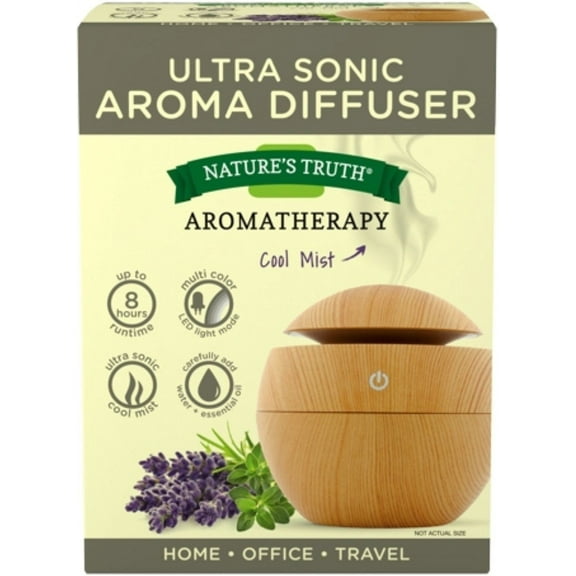 Nature's Truth Aromatherapy Ultra Sonic Aroma Diffuser, Cool Mist, 2-Pack