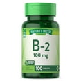 thumbnail image 1 of Nature's Truth B2 Vitamin 100mg | 100 Tablets | Vegetarian, Non-GMO & Gluten Free, 1 of 6