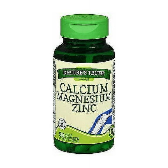 Nature's Truth Bone Calcium Magnesium Zinc w/ Vitamin D3, 90ct, 6-Pack