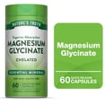 thumbnail image 1 of Nature's Truth Magnesium Glycinate Capsules 200mg - 60 Count, Non-GMO, Gluten Free, Essential for Bone Health, 1 of 6