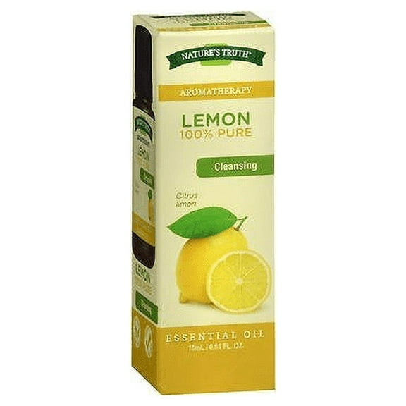 Nature's Truth Cleansing Pure Essential Oil, Sweet Lemon, 0.51oz,3-Pack