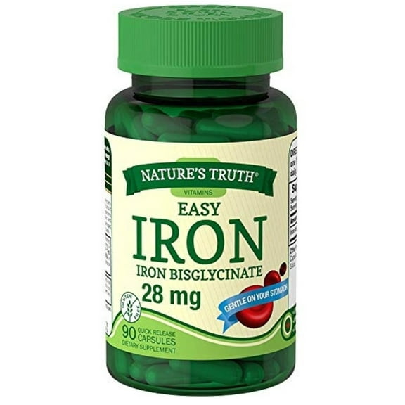Nature's Truth Easy Iron 28 mg - (Pack of 2)