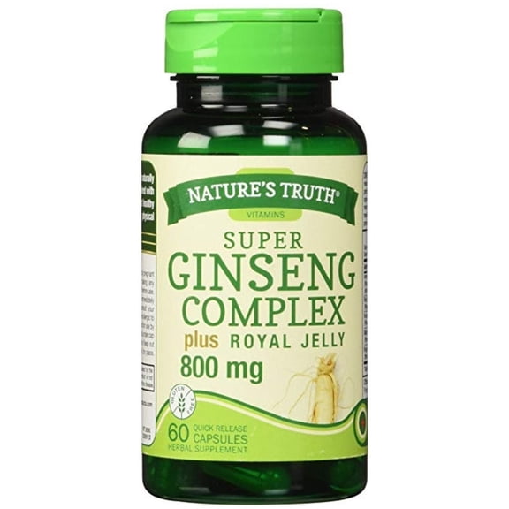 Nature's Truth Ginseng Complex 800 mg Herbal Supplement, 60 ea (Pack of 6)