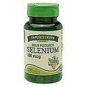 Natures Truth High Potency Selenium Antioxidant Minereal, 100ct, 2-Pack